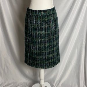 CLEARANCE Ann Taylor Lined Tweed Skirt